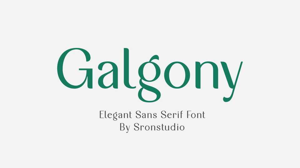 Galgony Font › Fontesk