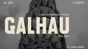 Galhau Display Font › Fontesk