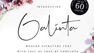Galinta Script › Fontesk
