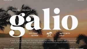 Galio Font › Fontesk