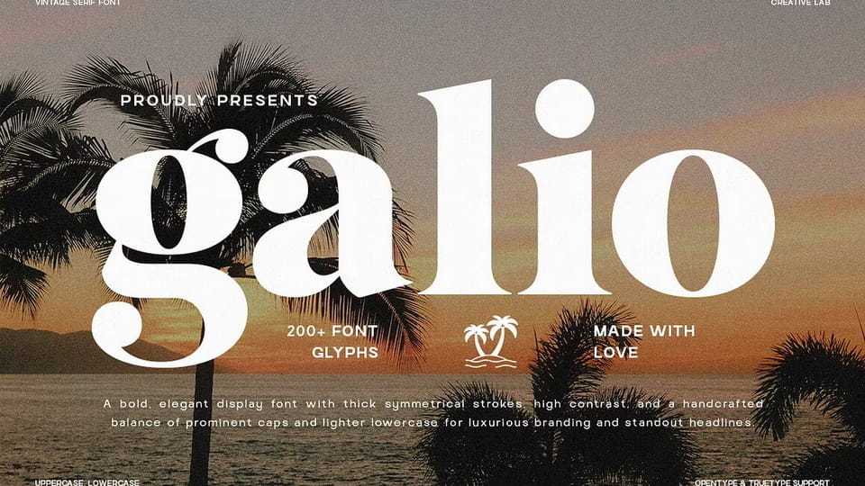 Galio Font › Fontesk