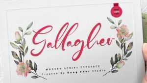 Gallagher Script Font › Fontesk