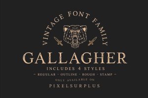 Gallagher Serif Font