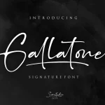 Gallatone Signature Font - Fonte Grátis Gallatone Signature Font