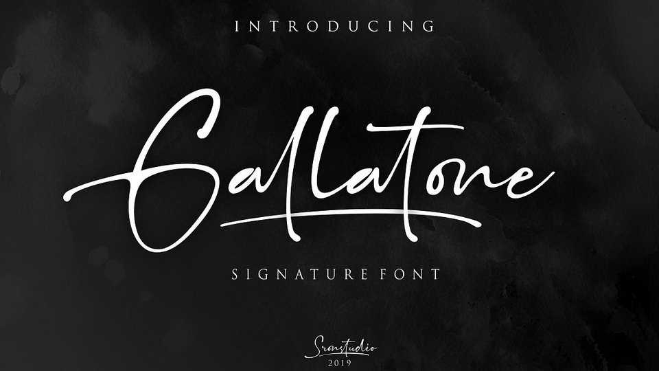 Gallatone Signature Script Font › Fontesk