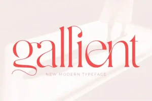 Gallient Serif Font