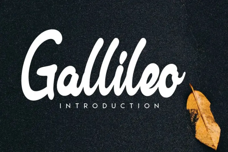 Gallileo Handwritten Font