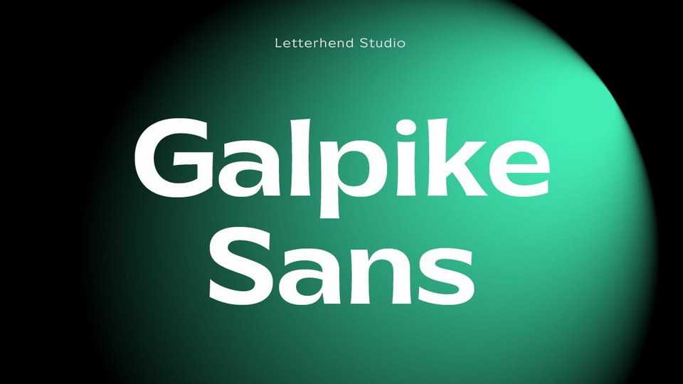 Galpike Sans Font › Fontesk