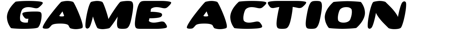 Game Action Font