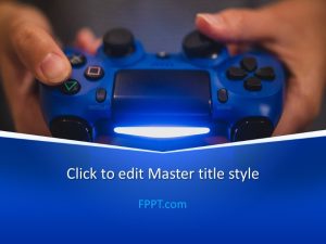Game Joystick PowerPoint Template