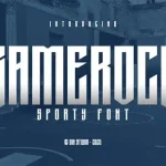 Gamerock Display Font