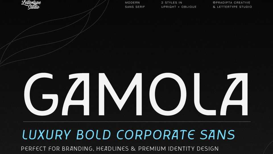 Gamola Font › Fontesk