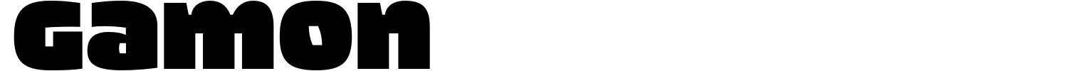 Gamon Font