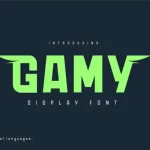 Gamy Sans Serif Font