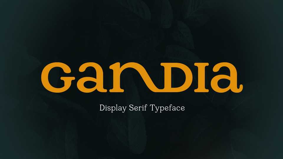 Gandia Display Serif Font › Fontesk