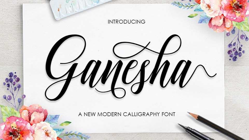 Ganesha Script Font › Fontesk
