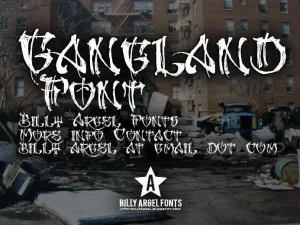 GANGLAND Font