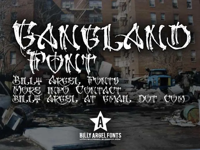 GANGLAND Font