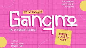 Gangmo Font › Fontesk
