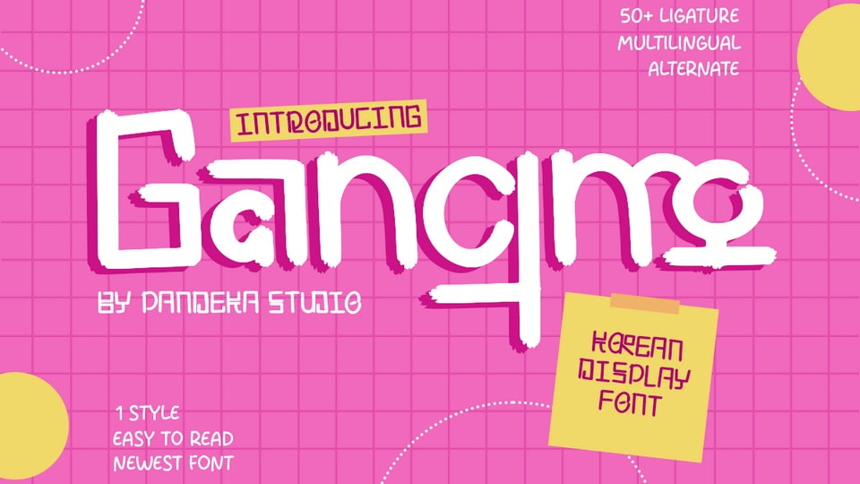Gangmo Font › Fontesk