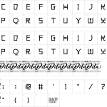 Gangnam Font - Fonte Grátis Mapa de caracteres da fonte Gangnam Font