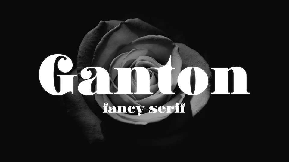 Ganton Font › Fontesk