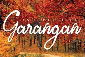 Garangan Brush Font