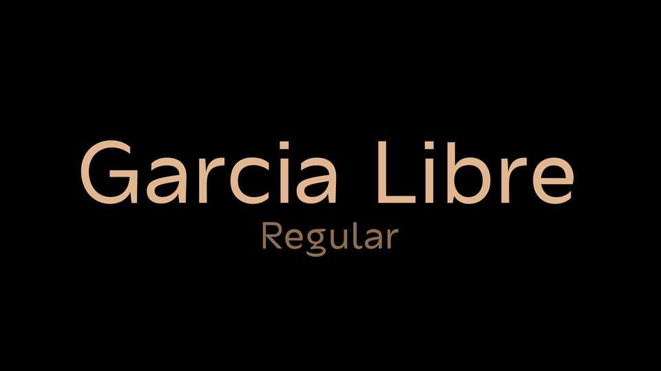 Garcia Libre Font › Fontesk