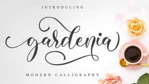 Gardenia Script Font › Fontesk