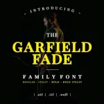Garfield Fade Font - Fonte Grátis Garfield Fade Font