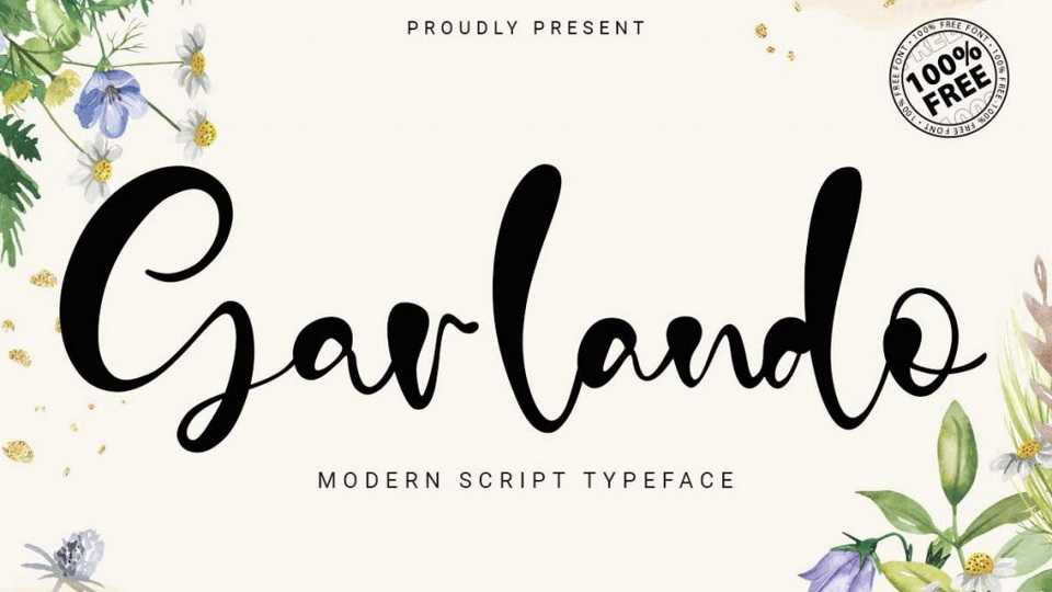 Garlando Script Font › Fontesk