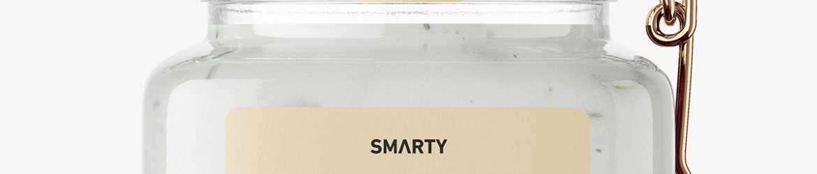 Garlic sauce jar mockup
