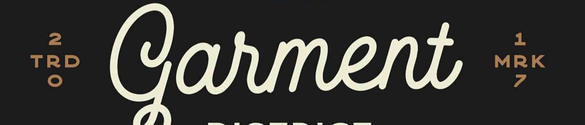 Garment District Monoline Script