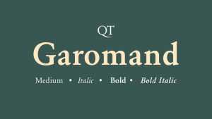 Garomand Font Family › Fontesk