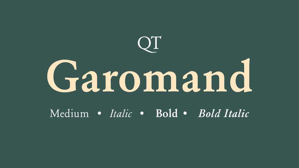 Garomand Font Family › Fontesk