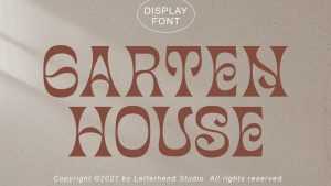 Garten House Font › Fontesk