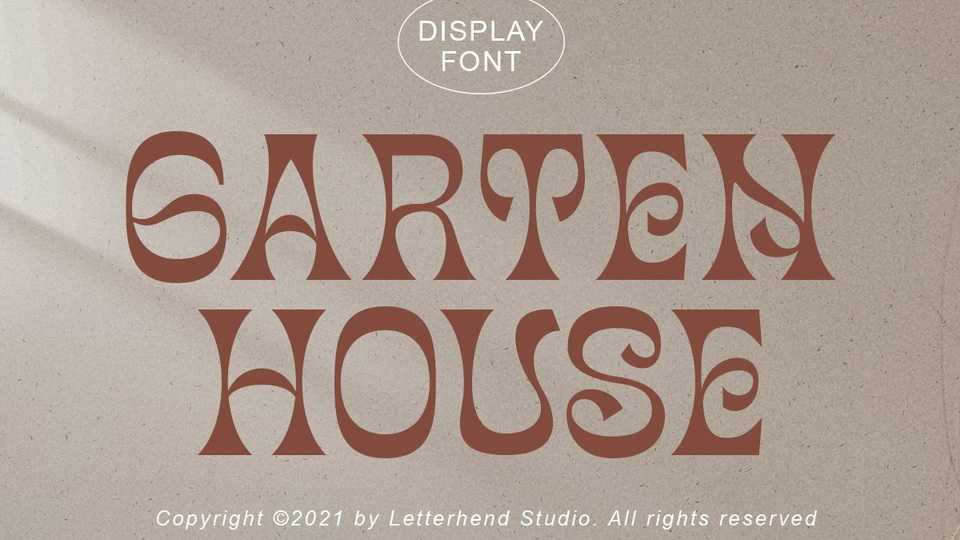 Garten House Font › Fontesk