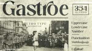 Gastroe Font › Fontesk