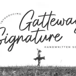 Gatteway Signature Font