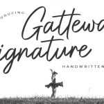 Gatteway Signature Font › Fontesk