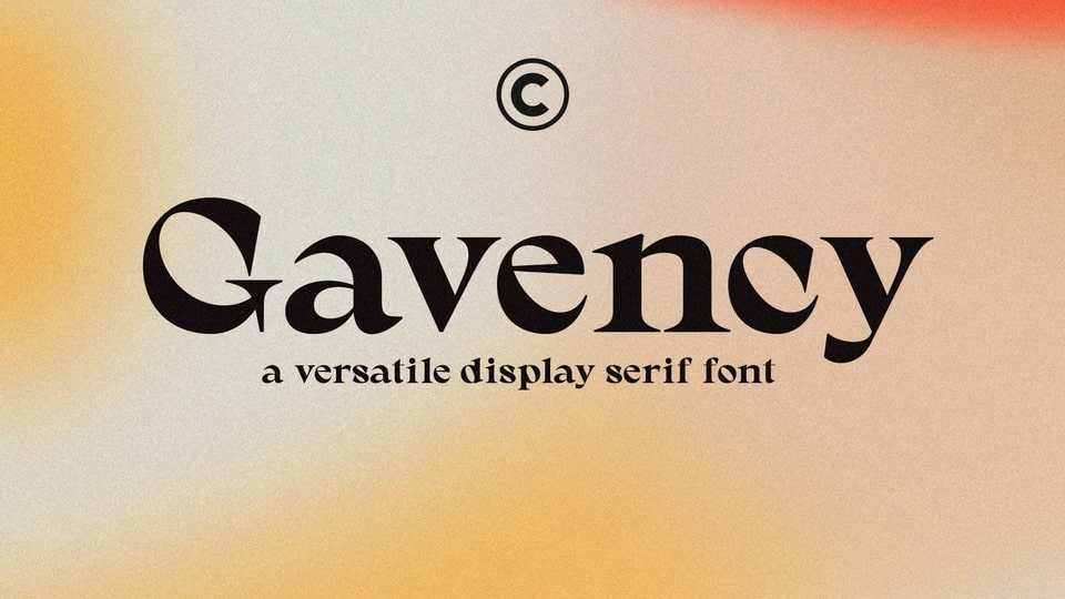 Gavency Font › Fontesk