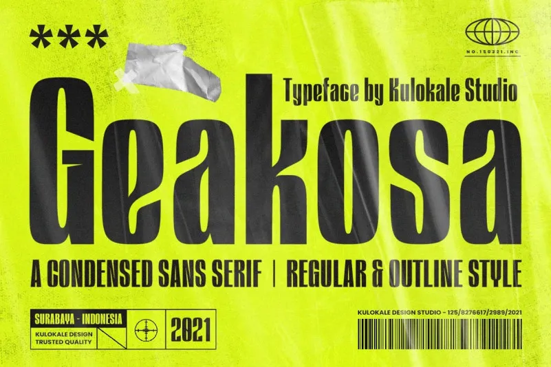 Geakosa Font