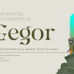 Gegor Serif Font - Fonte Grátis Gegor Serif Font
