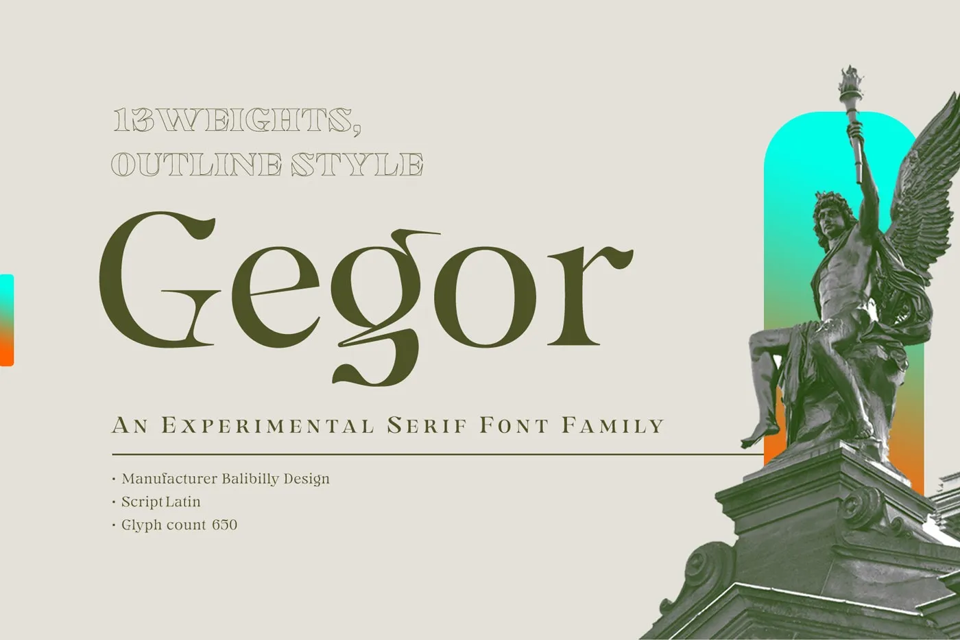 Gegor Serif Font