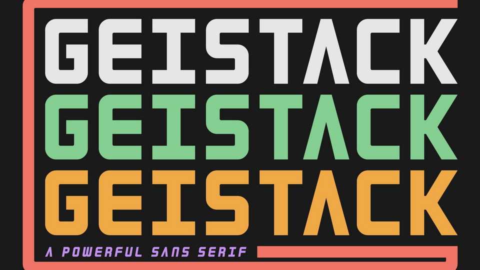 Geistack Font › Fontesk