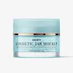 Gel cosmetic jar mockup