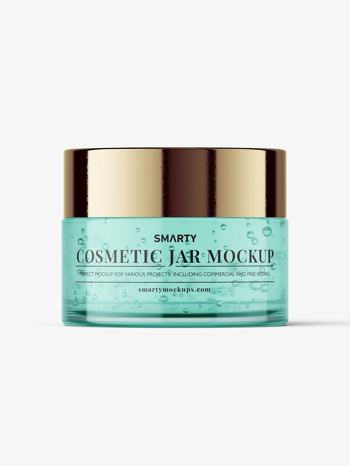 Gel jar mockup
