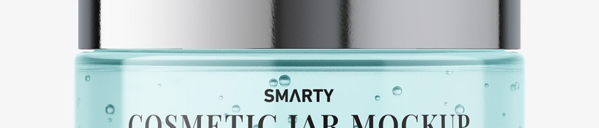 Gel jar mockup