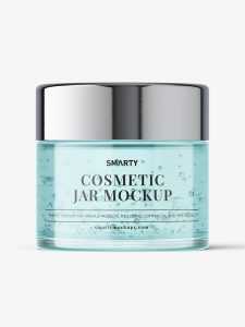 Gel jar mockup