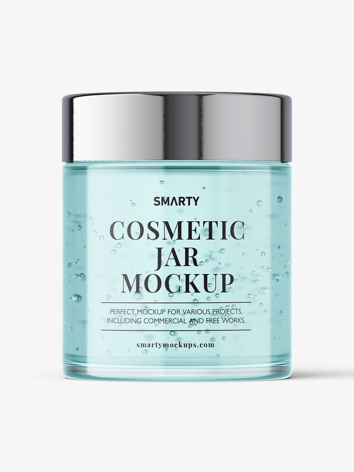 Gel jar mockup